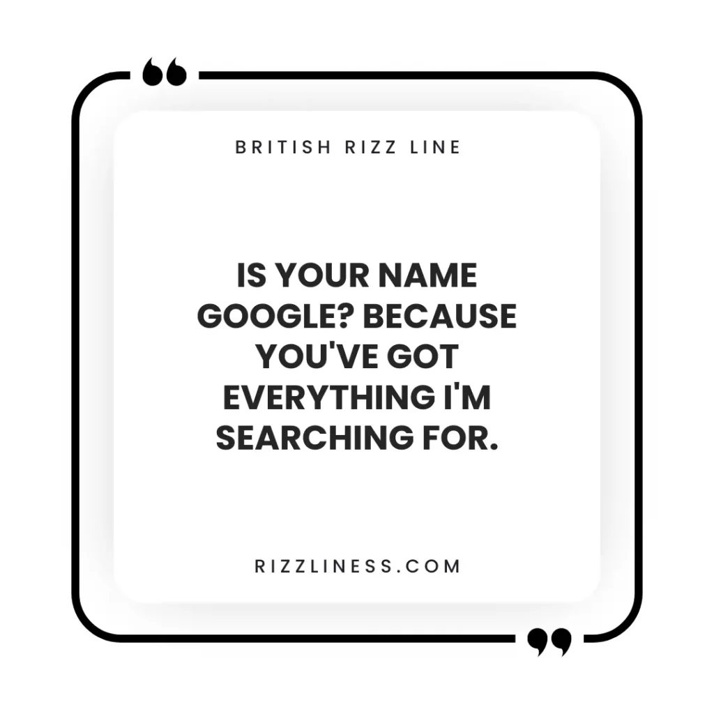 British Rizz Line
