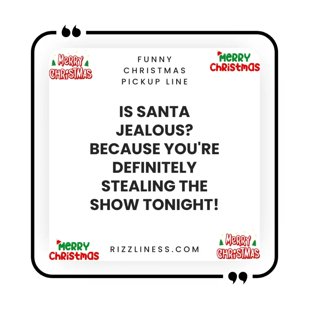 Funny Christmas Rizz Line