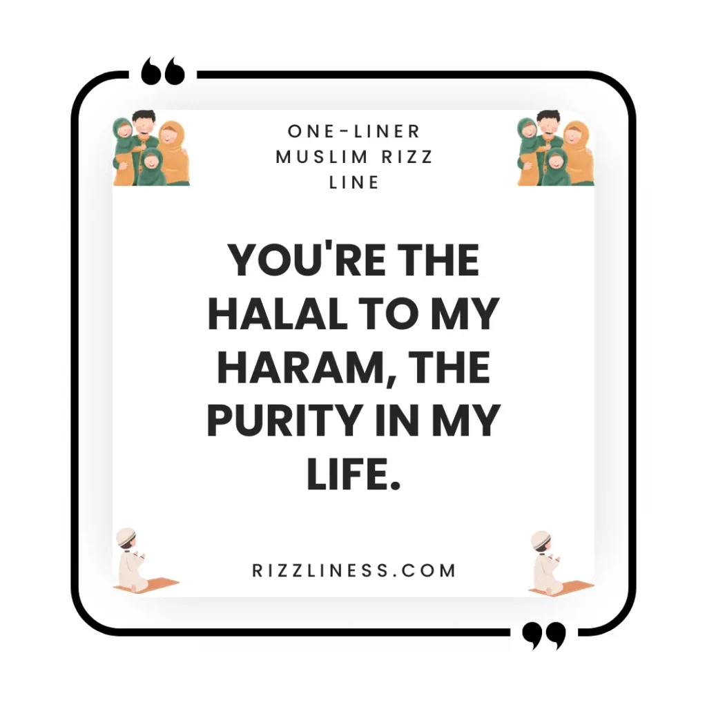 One-Liner Muslim Rizz Line