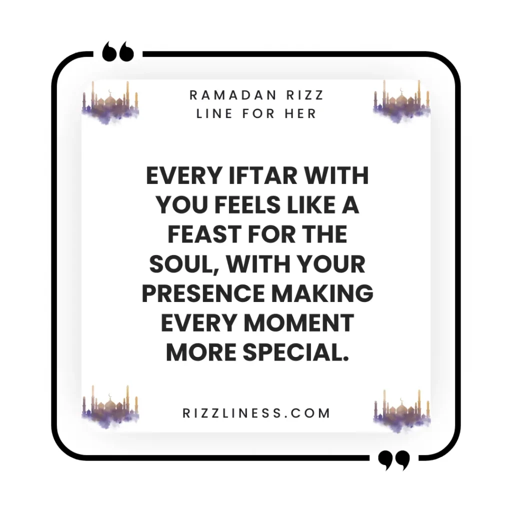 Ramadan Rizz Line For Her